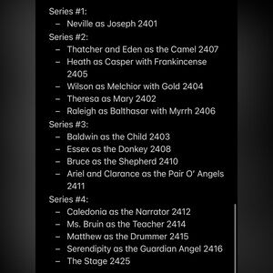 Boyd’s bears nativity collection